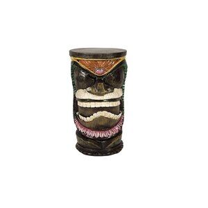 Hawaiian Tiki 8in Good Luck God Unique Statement Piece VINTAGE GIFT Ready